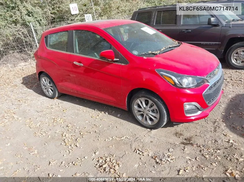 2021 Chevrolet Spark 2Lt VIN: KL8CF6SA0MC714714 Lot: 40689639