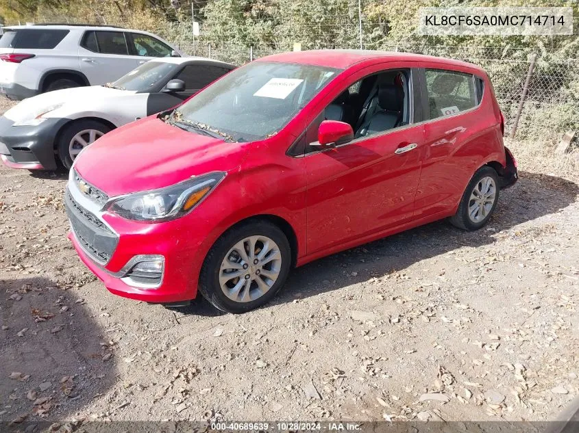 2021 Chevrolet Spark 2Lt VIN: KL8CF6SA0MC714714 Lot: 40689639