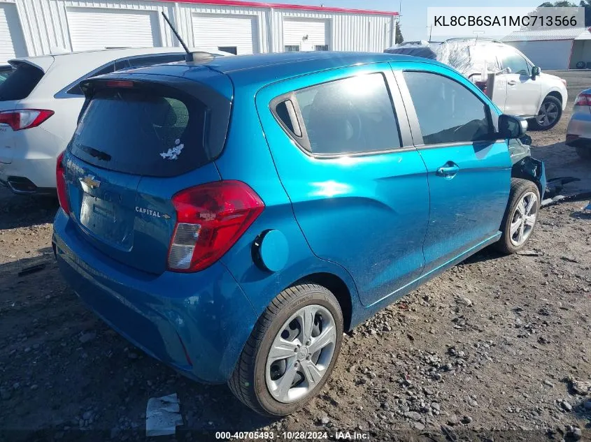 2021 Chevrolet Spark Fwd Ls Automatic VIN: KL8CB6SA1MC713566 Lot: 40705493