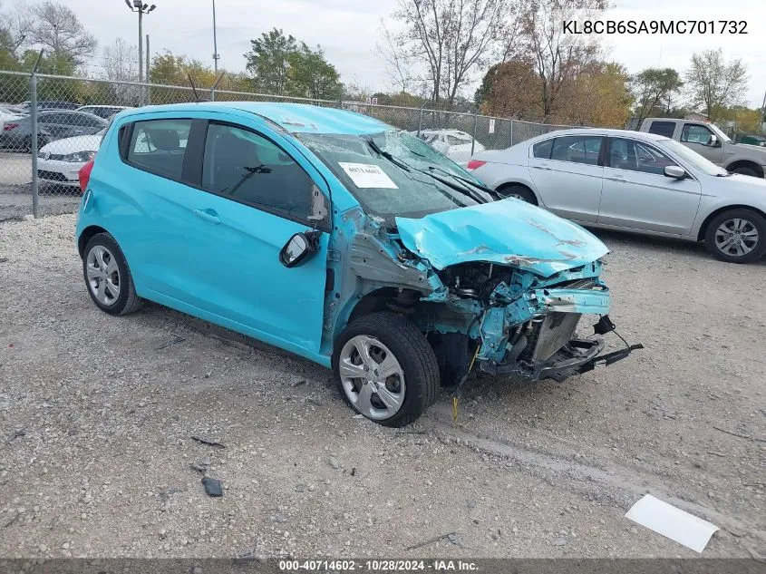 2021 Chevrolet Spark Fwd Ls Automatic VIN: KL8CB6SA9MC701732 Lot: 40714602