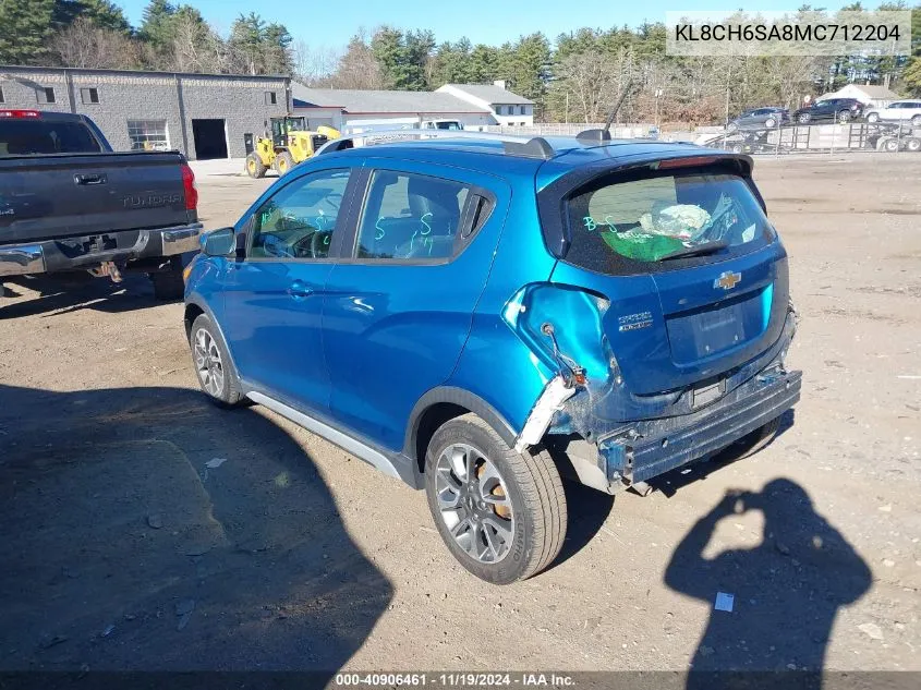 2021 Chevrolet Spark Fwd Activ Automatic VIN: KL8CH6SA8MC712204 Lot: 40906461