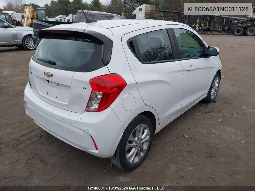 2022 Chevrolet Spark VIN: KL8CD6SA1NC011128 Lot: 12146051