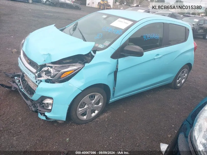 KL8CB6SA1NC015380 2022 Chevrolet Spark Fwd Ls Automatic