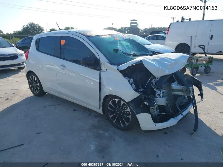 2022 Chevrolet Spark Fwd 1Lt Automatic VIN: KL8CD6SA7NC014163 Lot: 40367837