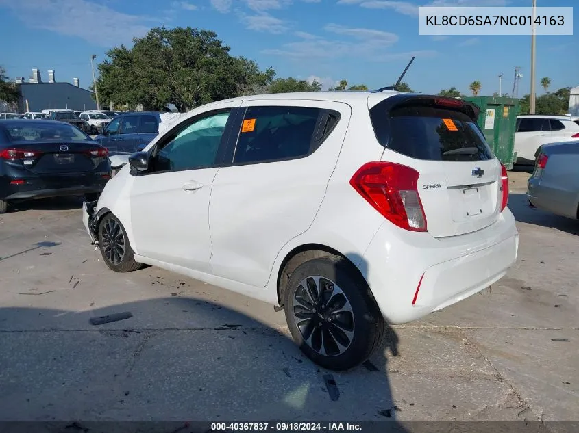 KL8CD6SA7NC014163 2022 Chevrolet Spark Fwd 1Lt Automatic