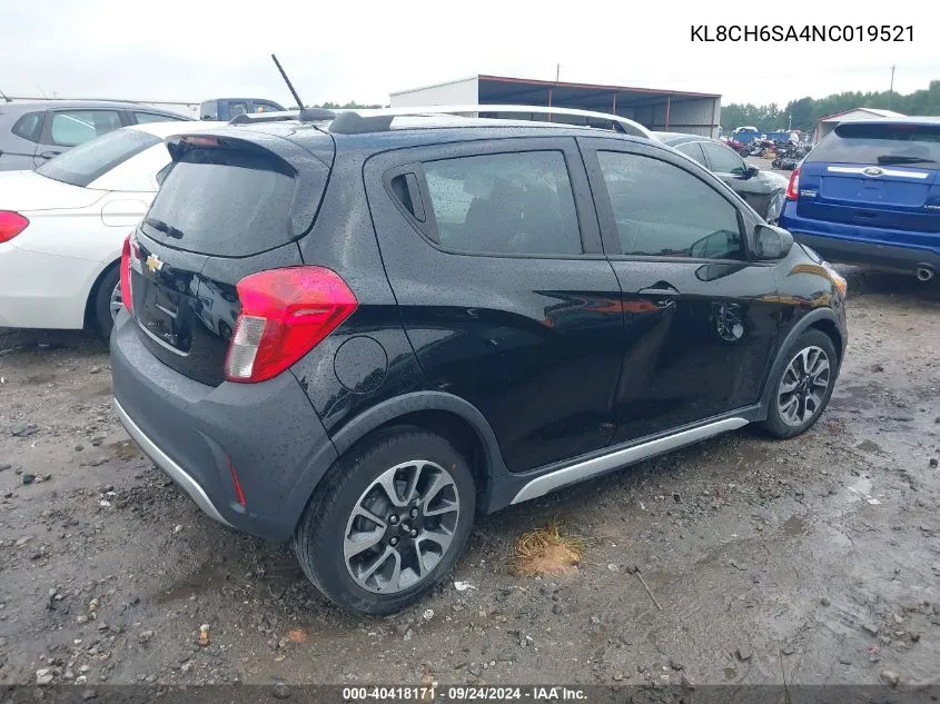 2022 Chevrolet Spark Activ VIN: KL8CH6SA4NC019521 Lot: 40418171