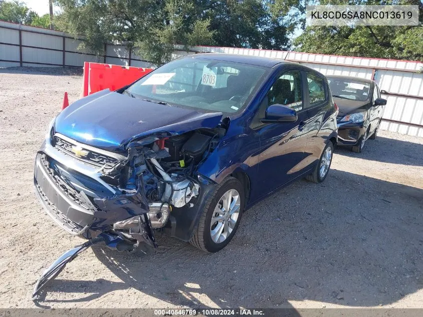 KL8CD6SA8NC013619 2022 Chevrolet Spark Fwd 1Lt Automatic