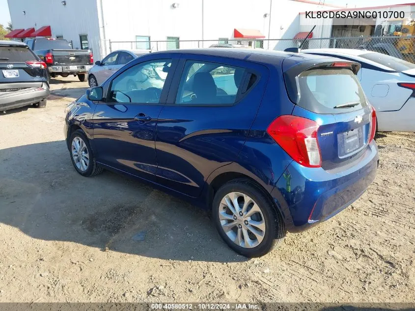 KL8CD6SA9NC010700 2022 Chevrolet Spark 1Lt