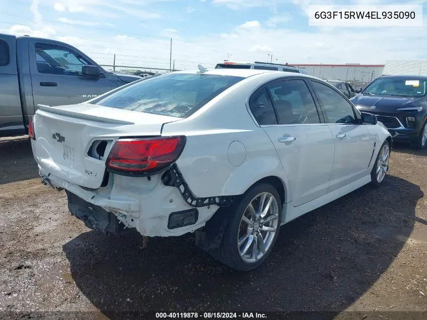 2014 Chevrolet Ss VIN: 6G3F15RW4EL935090 Lot: 40119878