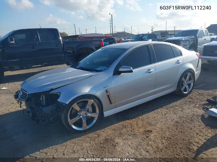 6G3F15RW0FL112240 2015 Chevrolet Ss