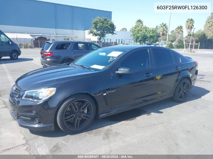 6G3F25RW0FL126300 2015 Chevrolet Ss