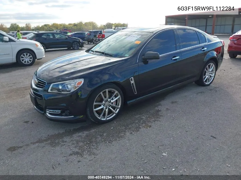 2015 Chevrolet Ss VIN: 6G3F15RW9FL112284 Lot: 40749294