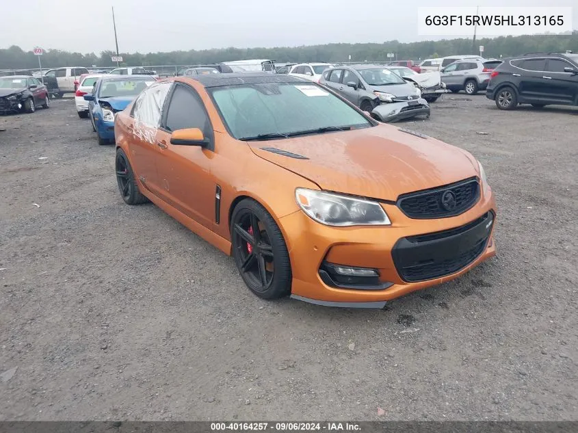 6G3F15RW5HL313165 2017 Chevrolet Ss