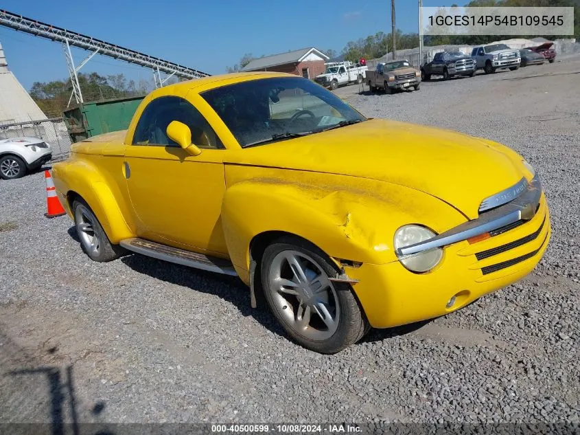 2004 Chevrolet Ssr Ls VIN: 1GCES14P54B109545 Lot: 40500599