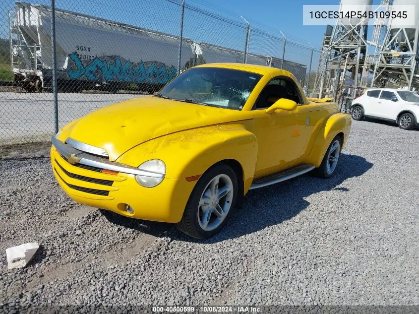 2004 Chevrolet Ssr Ls VIN: 1GCES14P54B109545 Lot: 40500599