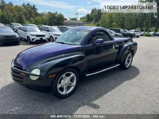 2004 Chevrolet Ssr VIN: 1GCES14P74B108168 Lot: 40815675