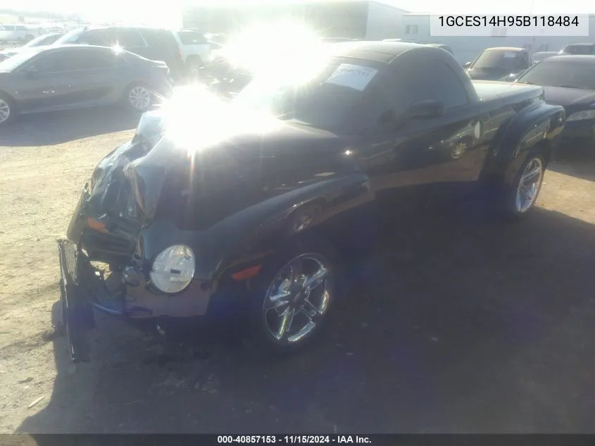 2005 Chevrolet Ssr VIN: 1GCES14H95B118484 Lot: 40857153