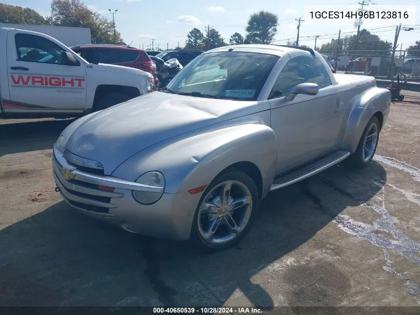 2006 Chevrolet Ssr VIN: 1GCES14H96B123816 Lot: 40650539