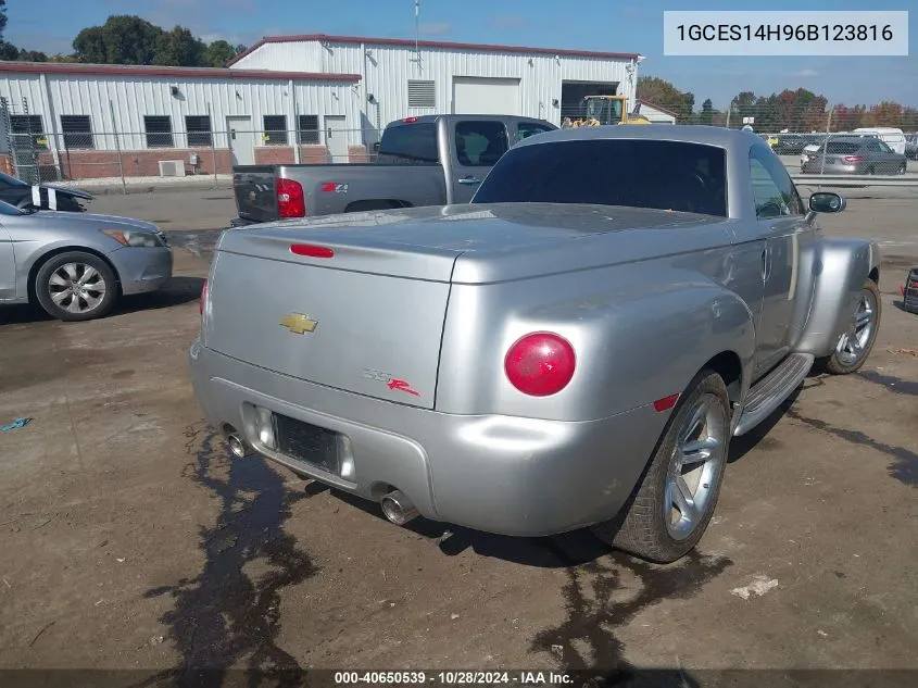 2006 Chevrolet Ssr VIN: 1GCES14H96B123816 Lot: 40650539