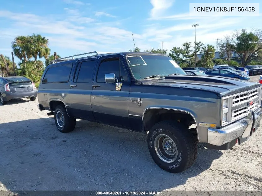 1GNEV16K8JF156458 1988 Chevrolet Suburban V10