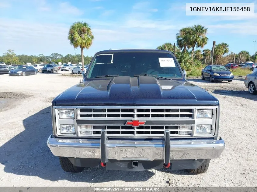 1988 Chevrolet Suburban V10 VIN: 1GNEV16K8JF156458 Lot: 40549261