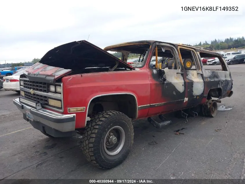 1GNEV16K8LF149352 1990 Chevrolet Suburban V1500