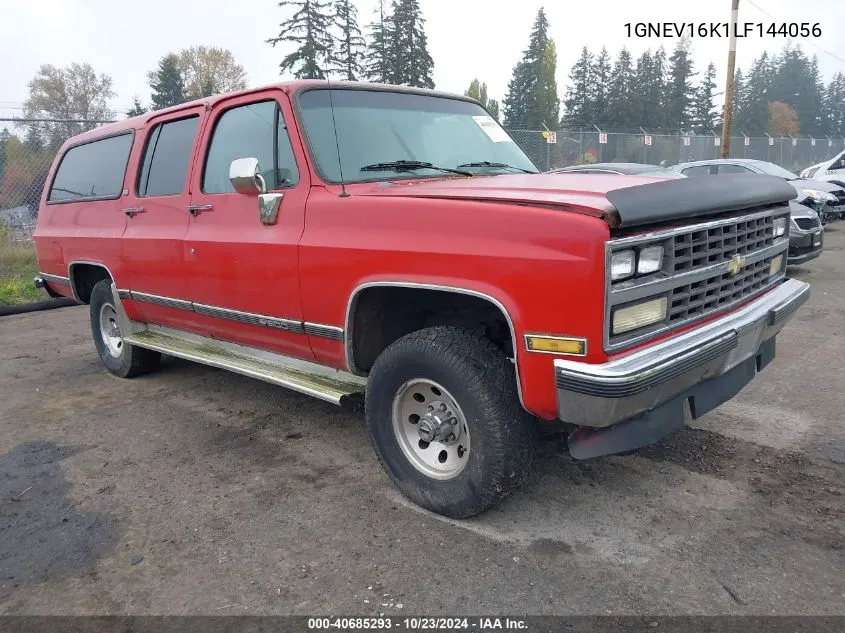 1990 Chevrolet Suburban V1500 VIN: 1GNEV16K1LF144056 Lot: 40685293