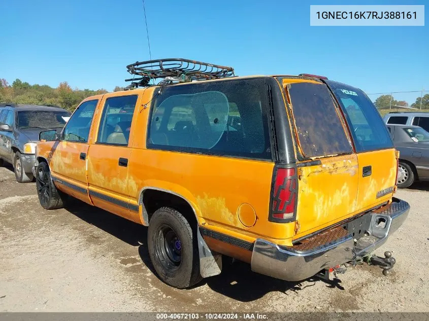 1994 Chevrolet Suburban C1500 VIN: 1GNEC16K7RJ388161 Lot: 40672103