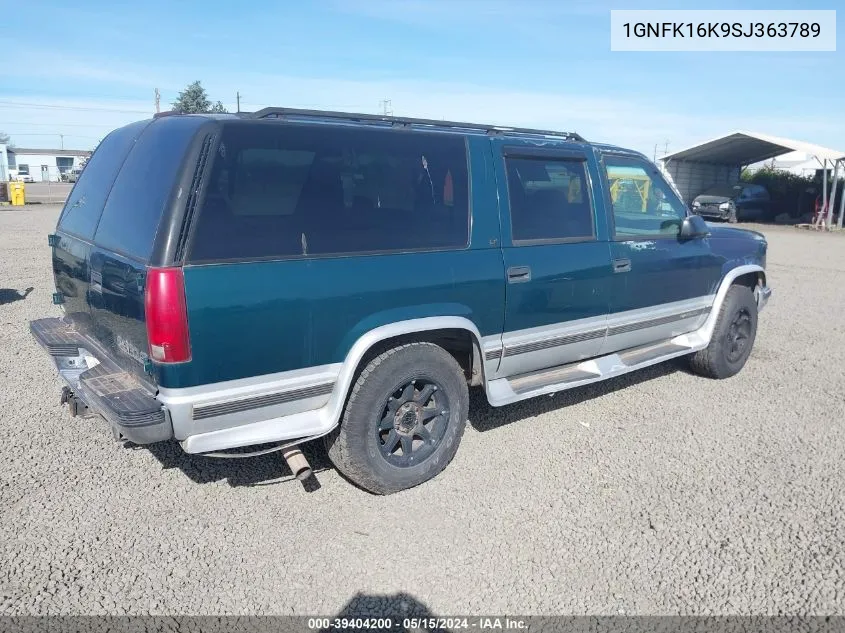 1995 Chevrolet Suburban K1500 VIN: 1GNFK16K9SJ363789 Lot: 39404200