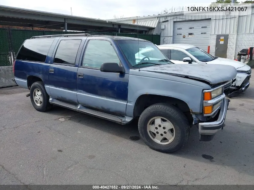 1995 Chevrolet Suburban K1500 VIN: 1GNFK16KXSJ421067 Lot: 40427552