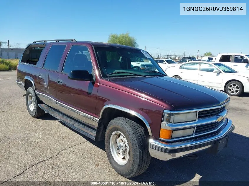 1997 Chevrolet Suburban 2500 VIN: 1GNGC26R0VJ369814 Lot: 40581710