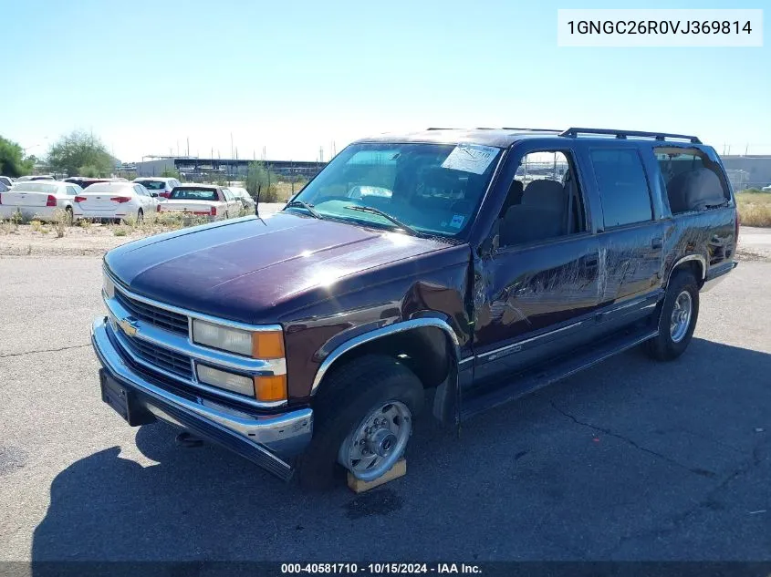 1997 Chevrolet Suburban 2500 VIN: 1GNGC26R0VJ369814 Lot: 40581710