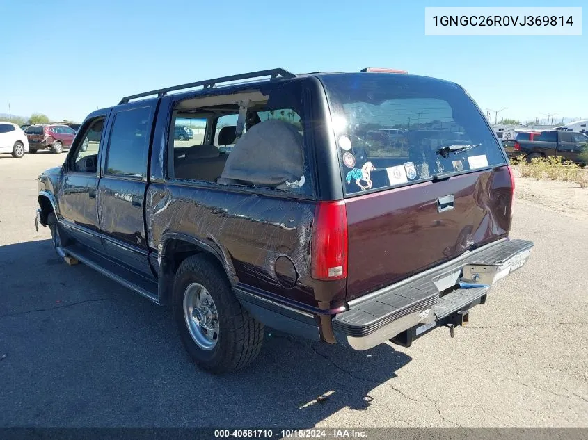 1997 Chevrolet Suburban 2500 VIN: 1GNGC26R0VJ369814 Lot: 40581710