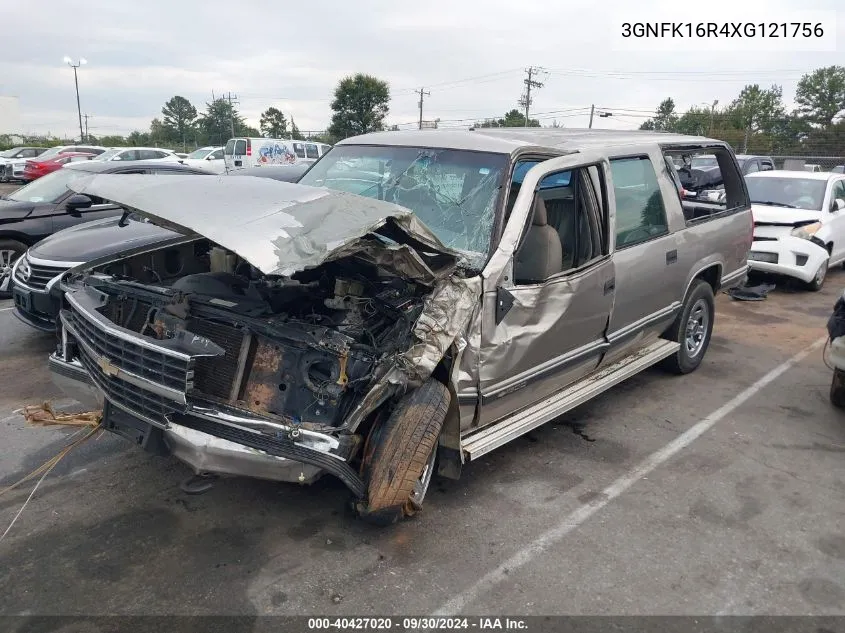 1999 Chevrolet Suburban K1500 VIN: 3GNFK16R4XG121756 Lot: 40427020