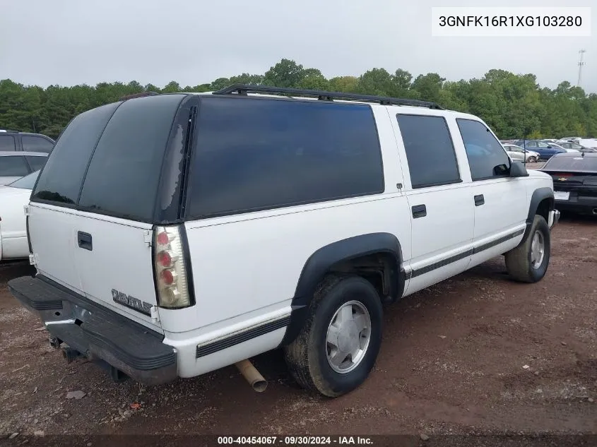 1999 Chevrolet Suburban K1500 VIN: 3GNFK16R1XG103280 Lot: 40454067