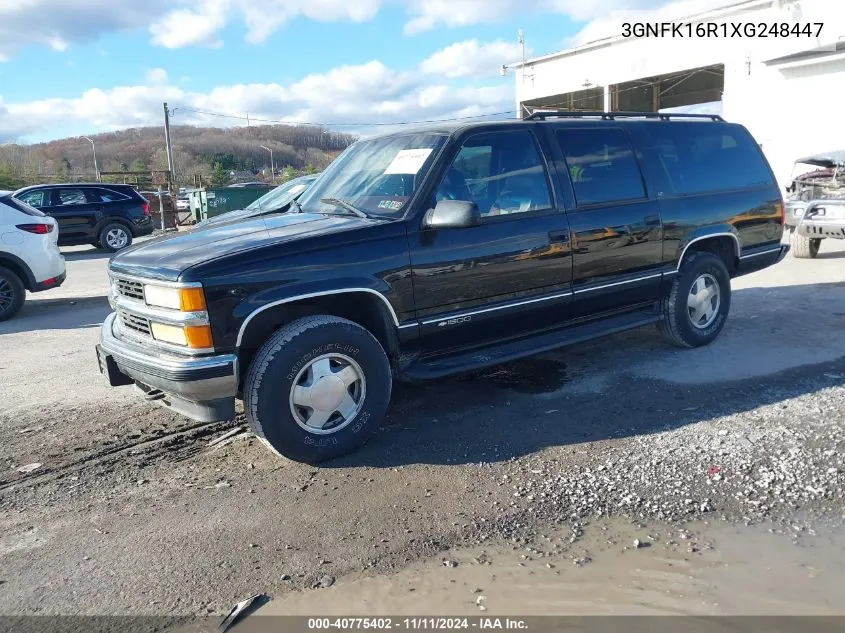 3GNFK16R1XG248447 1999 Chevrolet Suburban K1500