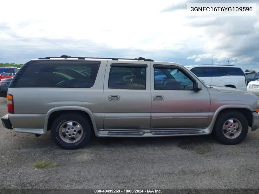 2000 Chevrolet Suburban C1500 VIN: 3GNEC16T6YG109596 Lot: 40499269