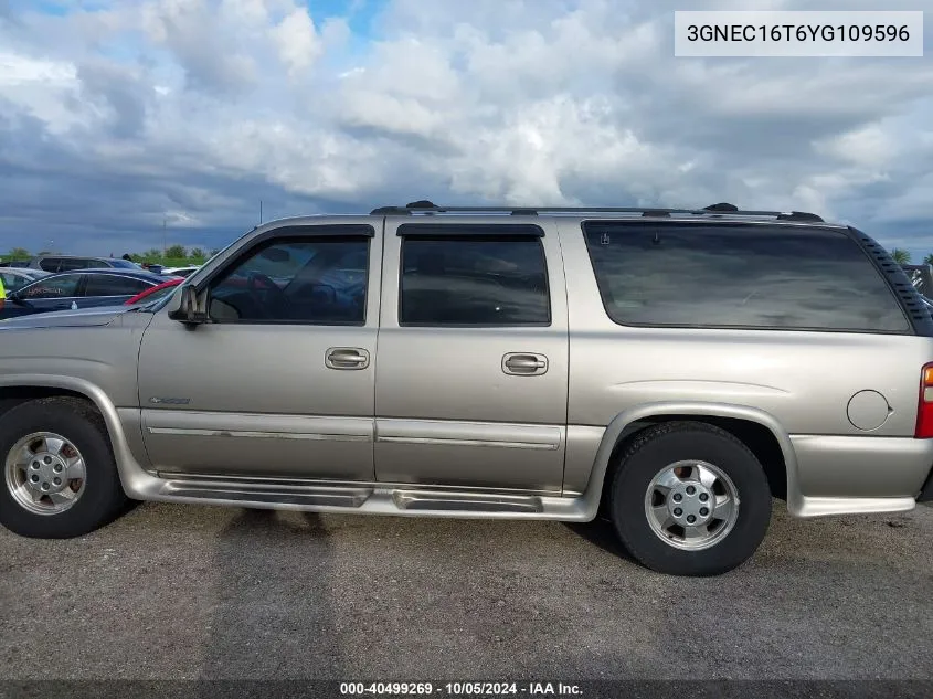 2000 Chevrolet Suburban C1500 VIN: 3GNEC16T6YG109596 Lot: 40499269