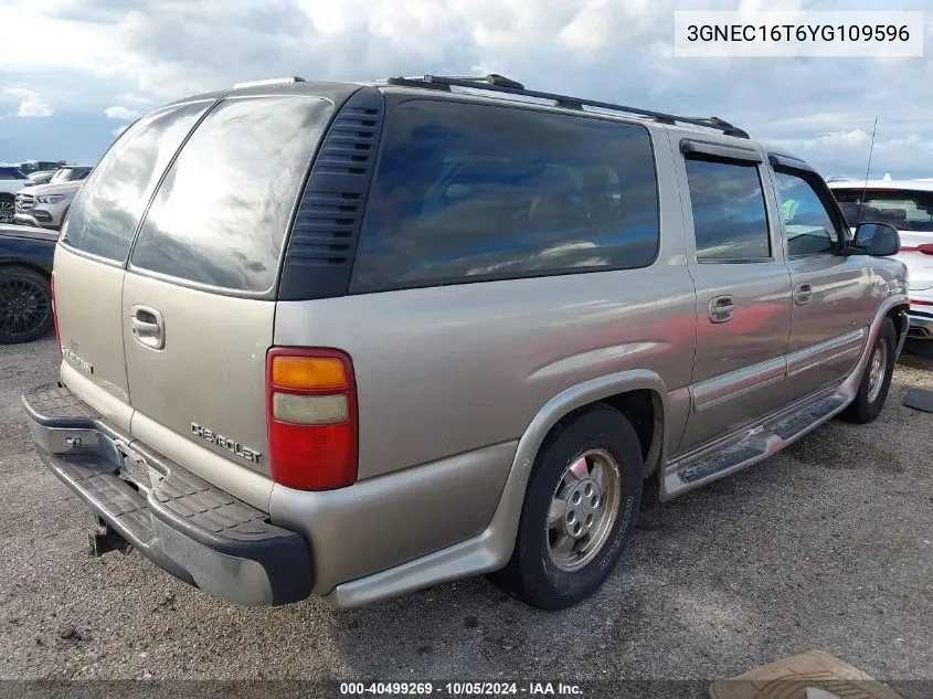 2000 Chevrolet Suburban C1500 VIN: 3GNEC16T6YG109596 Lot: 40499269