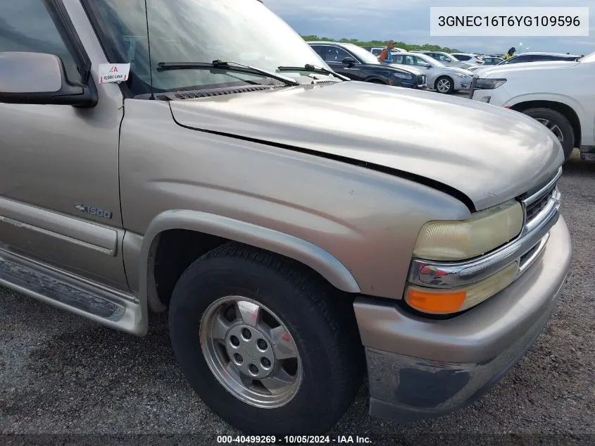 2000 Chevrolet Suburban C1500 VIN: 3GNEC16T6YG109596 Lot: 40499269