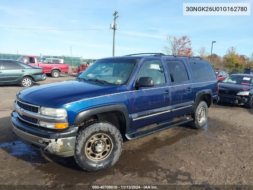 3GNGK26U01G162780 2001 Chevrolet Suburban 2500 Lt