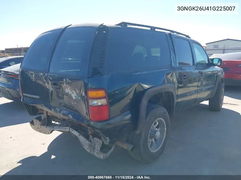 2001 Chevrolet Suburban 2500 VIN: 3GNGK26U41G225007 Lot: 40867668