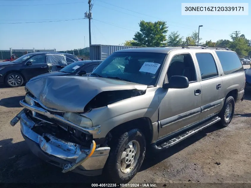 3GNEC16Z12G339171 2002 Chevrolet Suburban C1500