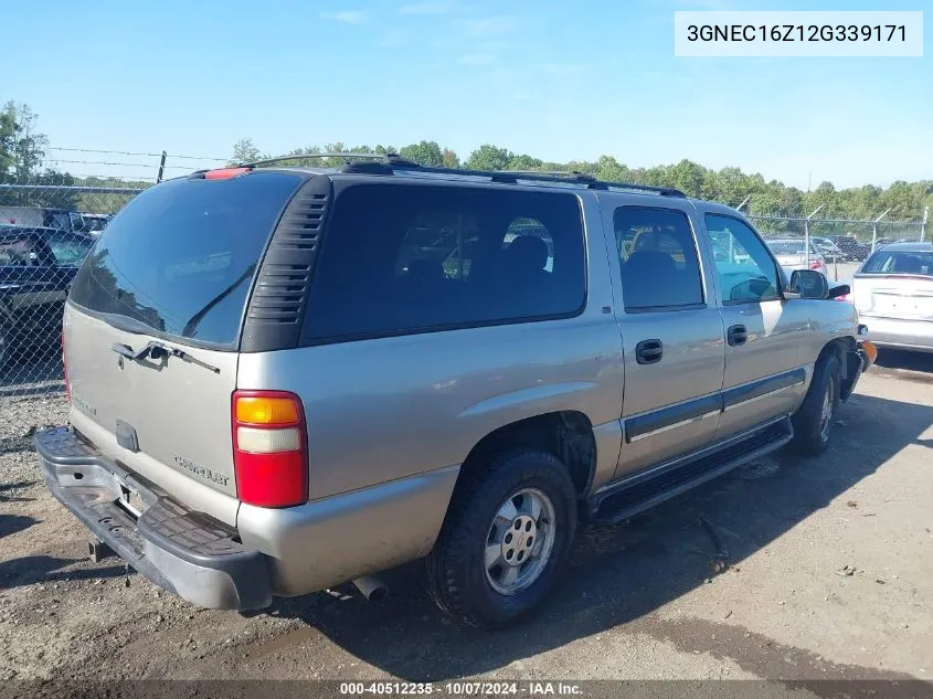 3GNEC16Z12G339171 2002 Chevrolet Suburban C1500