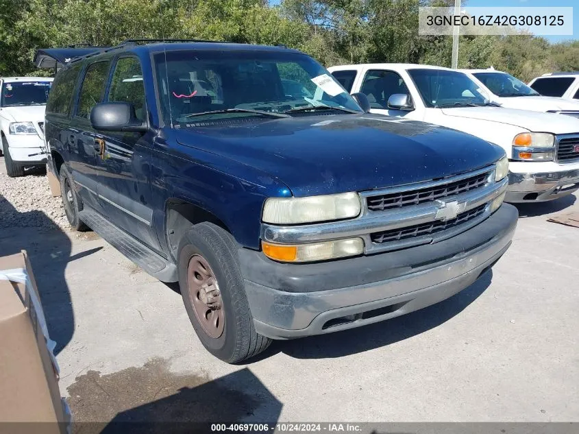 2002 Chevrolet Suburban Ls VIN: 3GNEC16Z42G308125 Lot: 40697006