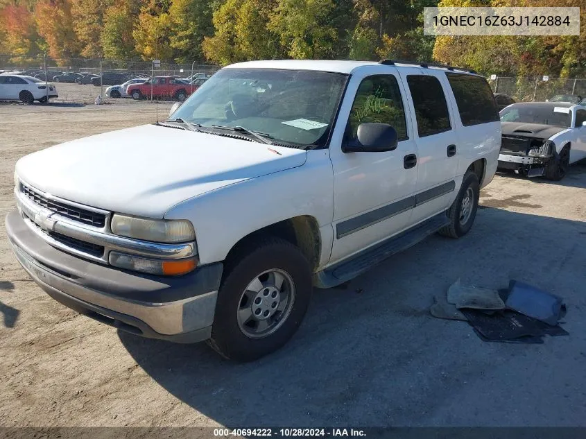 1GNEC16Z63J142884 2003 Chevrolet Suburban C1500