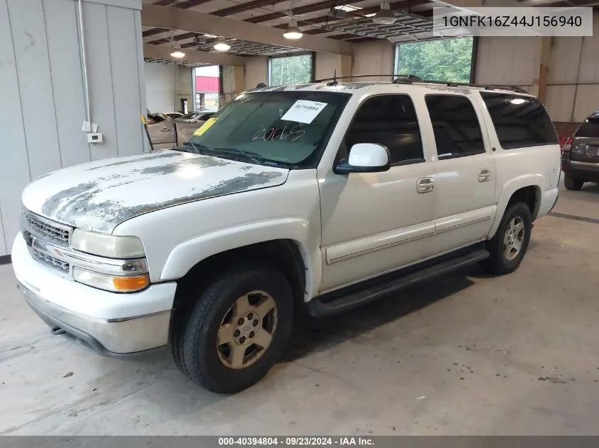 2004 Chevrolet Suburban Lt VIN: 1GNFK16Z44J156940 Lot: 40394804