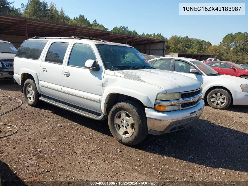 2004 Chevrolet Suburban C1500 VIN: 1GNEC16ZX4J183987 Lot: 40661606