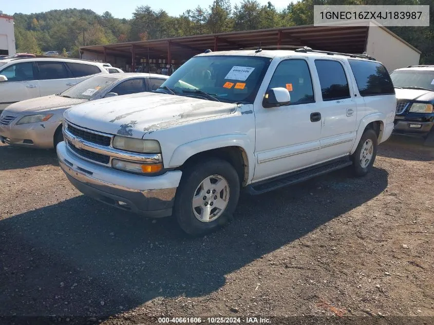 2004 Chevrolet Suburban C1500 VIN: 1GNEC16ZX4J183987 Lot: 40661606