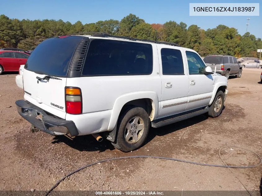 2004 Chevrolet Suburban C1500 VIN: 1GNEC16ZX4J183987 Lot: 40661606